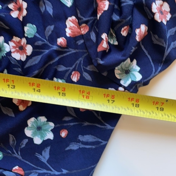 Motherhood Navy Floral Maternity Dress size Medium - Picture 10 of 12